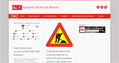 Desktop Screenshot of betanzos.psdeg-psoe.org