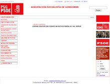 Tablet Screenshot of gondomar.psdeg-psoe.org