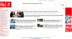 Desktop Screenshot of fene.psdeg-psoe.org